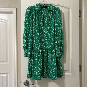 Karl Lagerfeld Paris Long Sleeve Collared Dress Size 6